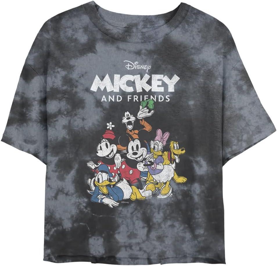 Disney Women's Mickey Freinds Group (Black, M)