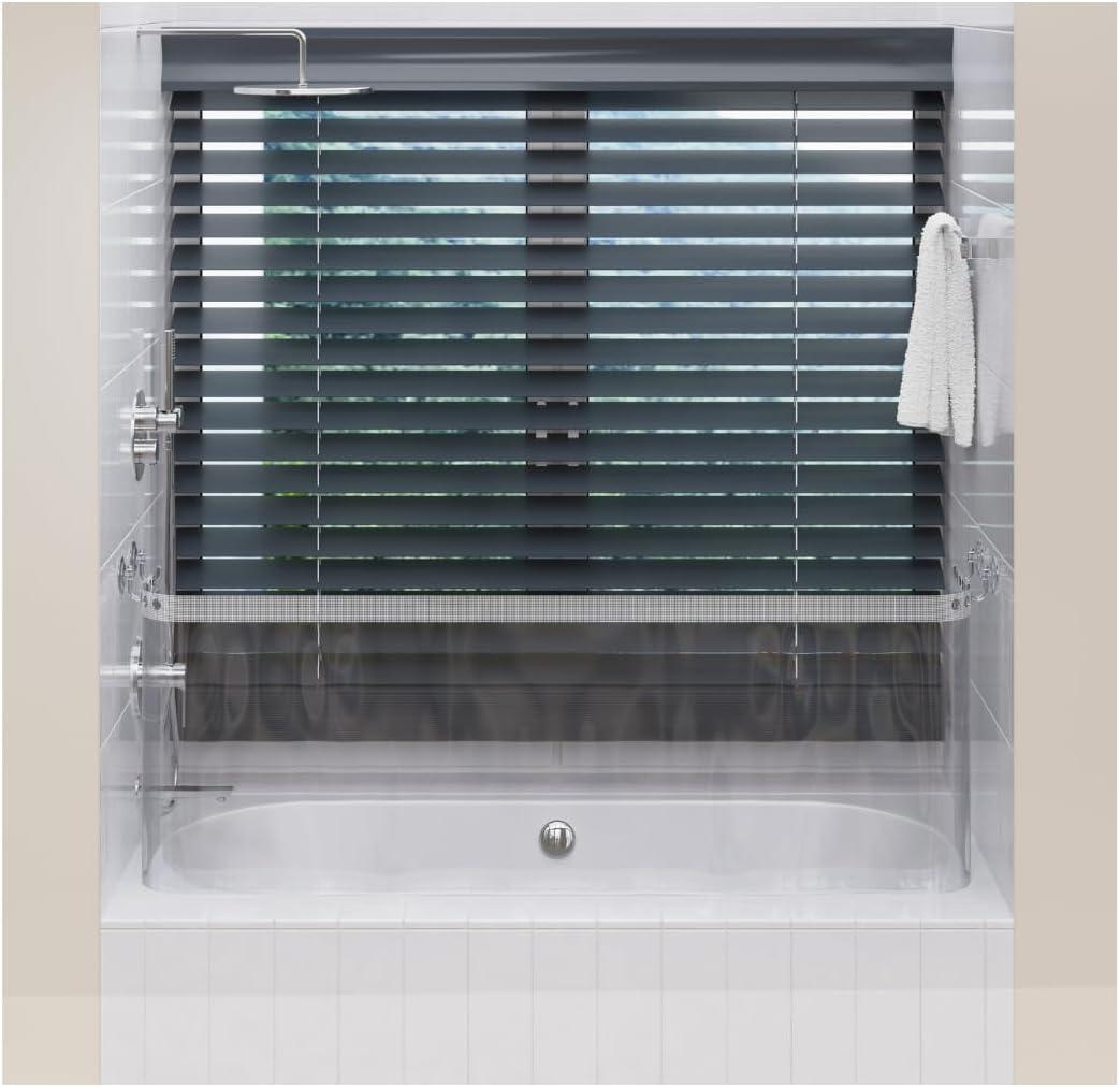 SplashZen Bathtub Splash Guard | As Seen on Shark Tank | for Bathing Kids & Pets | Stop Water Messes & Protect Your Bathroom | Quick & Renter-Friendly Installation