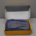 REVIX Microwave Booties for Cold Feet & Discomfort Relief, Heated Slippers for Women & Men with Moist Heat Therapy, Microwavable Foot Warmers for Home & Bed Use, Adjustable Non-Slip Slippers, Navy L