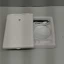 Travel Makeup Mirror with Lights Valentines Day Gifts for Her, Girlfriend, Wife, Birthday Gifts Rechargeable Portable Folding Compact LED Mirror Set with Tweezer 3 Color Light Modes (White)