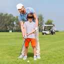 M MAELREG Boys' Polo Shirt Striped Short Sleeve Moisture Wicking Performance Stretch Active Casual Collared Kids Golf Shirt (Teal)