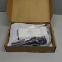 Ryuwanku Bathroom Faucet Matte Black Modern Waterfall Bathroom Sink Faucet with Single Handle Suitable for 1 or 3 Holes,Supply Deck Plate and Hose