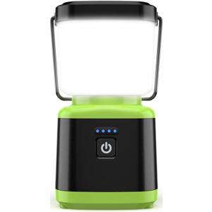 AlpsWolf Camping Lantern Rechargeable, Stepless Dimming LED Lantern, 4000mAh Rechargeable Lantern for Power Outages, IPX4 Waterproof Portable Camping Light, Green 1 Pack