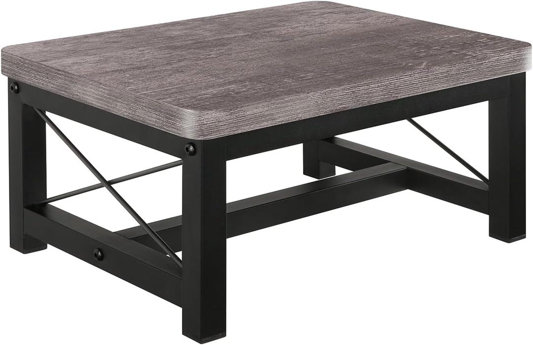 YINMIT Step Stool for Adults and Kids,Heavy Duty Step Stool for High Bed with Non-Slip Feet, Using for Bedroom, Hold Up to 500 lbs (Grey) (Gray 1 Tier)