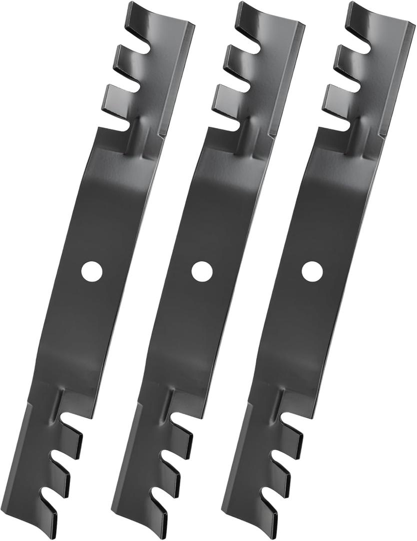 110-6837-03 Mulching Blades Compatible with Toro 50" Deck, 112-9759-03 Mower Blades Compatible with 50" Toro TimeCutter Z5000 Series, Replace for 112-9759, 115-5059-03, 115-5059, 3 Pack