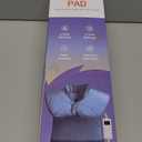 Heating Pad for Neck and Shoulders, Back Pain Relief, Electric Heating Pads with 6 Heat Levels & 4 Time Settings, Auto Shut-Off, Gift for Mom and Dad (Blue)