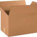 BOX USA Large Shipping Boxes Holds 65lbs, 18x12x12 25-Pk for Shipping