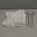 7-Inch Wine Glass Rack, Under Cabinet Wine Glass Holder Stainless Steel Stemware Rack for Cabinet Kitchen Bar (1 Rows, 3 Pack) (Silver)