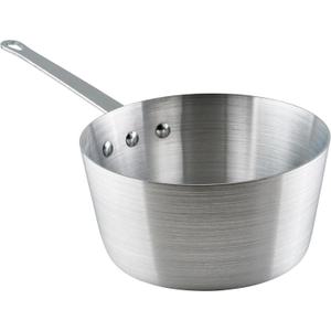 Winco Heavy-Duty Aluminum Tapered Sauce Pan, 3mm, 3.75 Quart