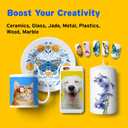 Printers Jack Water Slide Decal Paper Inkjet WHITE 20 Sheets A4 Size Premium Water-Slide Transfer Paper Printable Water Slide Decals for Tumblers, Mugs, Glasses DIY