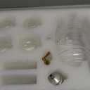 Whiskey Barrel Decanter Set for Home Bar, Unique Birthday Gifts for Men Dad, 1.3 Liter Barrel Liquor Dispenser with 4 Glasses for Bourbon, Scotch, Vodka, Tequila, Rum, Wine, Alcohol