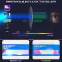 Retro Small Oval Glasses for Women 90s Small Face Blue Light Eyeglasses (A3 Tortoise)