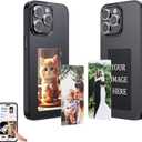 Ink Phone Case for iPhone 14 PRO MAX, Smart Picture Case with APP Control, Strong TPU Protection, Black