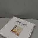 GUOCHENG Lovely White Moon Star Cloud Light Set Battery Operated LED Marquee Light Sign Warm White Bedside Lamps for Kids Children Bedroom Nursery, Baby Standing Night Light