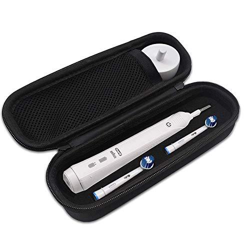 Oral B Toothbrush Hard Travel Case Carrying Bag, Fits for Oral-B Pro 1000, 2000, 3000, 3500, 1500 Electric Toothbrush, Mesh Pocket for Accessories and Soft Lining Inside The Case for Protection