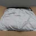 Bedsure Queen Comforter Set Prewashed Soft Bedding 3Pcs Silver Grey 90"x90"