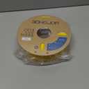 3DHoJor PLA+ Filament 1.75mm, 3D Printer Filament PLA Plus, Cardboard Spool 3D Printing Filament, Dimensional Accuracy +/- 0.03 mm, Yellow, 1kg