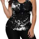 LALAGEN Womens 2025 Plus Size Tankini Swimsuits Rash Guard Capris Athletic Two Piece Swimwear Bathing Suits for Women S-5X (XX-Large, Tie Dye White)