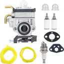 308054129 RY38BP Carburetor Kit for Ryobi RY38BP 38cc Gas Backpack Blower Replaces Parts