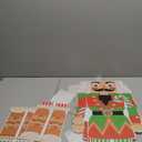 Wenqik 2 Pcs Large Christmas Nutcracker Outdoor Decorations with LED Light, Nutcracker Yard Sign with Stakes 39 x 13 Inch Christmas Outdoor Yard Decorations for Xmas Holiday Lawn Porch Party Supplies