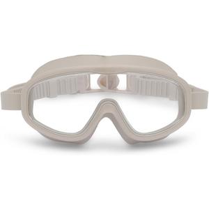 Petites Pommes Goggles Kids Ages 3-8 - Lightweight Silicone, Anti-Fog Wide Lens, Retro Design Swimming Goggles for Kids, Adjustable Straps, Hair-Safe Buckle, Cotton Pouch Included, Emma