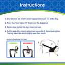Four Paws Walk-About Quick-Fit Adjustable Dog Muzzle for Small Dogs, Washable & Breathable, Black, 1 Count