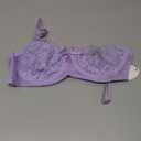 Avidlove Women's Sexy Lace Bra Sheer Balconette Underwire Unlined Everyday Bras Lingerie (Medium, Lilac)