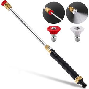 Jet Nozzle Power Washer for Garden Hose, Includes 2 High-Pressure Nozzles and Quick Connectors | Hydro Jet High Pressure Washer Tools