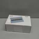 Hoimpro LED Waterfall Bathroom Faucet Brushed Nickel, Single Handle Bathroom Sink Faucet 1 Hole, 3 Colors Light Changing, with Pop-up Drain and cUPC Supply Lines, Stainless Steel