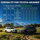 Custom for Toyota 4Runner Seat Covers 2010-2024 5th gen 5 Seats
Premium Waterproof Faux Leather Resists Spills, Stains, Scratches, Wipe Clean & Easy to Install Black Seat Protectors