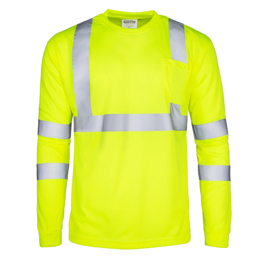 White Knight Safety Shirt High Visibility Reflective Yellow Long Sleeve 2XL