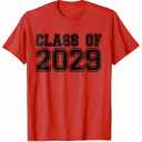 Class of 2029 Graduate Shirts for Men Women Funny Graduation T-Shirt M