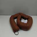 Sunolga Door Draft Stopper Blocks Hot and Cold Air with Removable Washable Cover for Bottom of Door, All-Season Garage Door Seal for Wind, Door Sweep for Gaps Up to 3", Home Essentials, 60", Brown