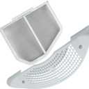W11117302 W10120998 Dryer Lint Filter Kit, Lint Screen & Grille Replacement for Select Whirlpool Kenmore Maytag KitchenAid Roper Amana Dryers, Replaces W10049360 8544723