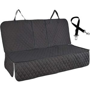 Honest Dog Car Seat Covers, Dog seat Cover with Side Flap for Cars, Trucks, and Suv's - Waterproof & Nonslip Pet Seat Cover for Backseat(Black, 61W x 51L)