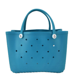 Cyan Rubber Bag