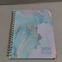 Forvencer 2026 Planner, Hardcover Calendar Planner Weekly and Monthly, Jan 2026 - Dec 2026, 8.5" x 11", Spiral Agenda Book with Tabs, Exquisite Daily Journal Organizer for Home School, Teal Marble