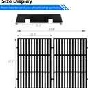 Spirit E310 7638 Grill Grates Flavorizer Bars Replacement Parts for Weber Spirit Grill Parts E-310 E-315 II E-310 E-325 E-335 E-330 S-310 S-330 II S-310 ES 320 Spirit 2 GS4 Grill Parts