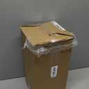 2Pack Large Cable Management Box Black, Handwoven Imitation Rattan Cord Organizer Cord Hider, Desk Cord Management Box to Hide Cords and Power Strips on Desk or Floor