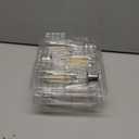 Vintage LED Edison Bulbs, 6W, Equivalent 60W, High Brightness Daylight 5000K, ST58 Antique LED Filament Bulbs with 90+ CRI, E26 Medium Base, Dimmable, Clear Glass, Pack of 6