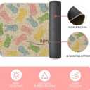 Artoid Mode Colorful Bunny Happy Easter Kitchen Mats Set of 2, Home Seasonal Spring Easter Holiday Holiday Party Floor Mat - 17x29 and 17x47 Inch (Beige)