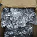 MAYOLIAH 6 Panel Room Dividers Folding Privacy Screen, 10ft Wide 6ft Tall Partition Office Walls Separator with Small Base, Grey