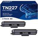 WEAREC Compatible Toner Cartridge Replacement for Brother TN227 TN227BK TN-223BK TN223BK for MFC-L3770CDW HL-L3290CDW HL-L3230CDW MFC-L3750CDW L3710CW L3210CW Printer (Black ,2-Pack)