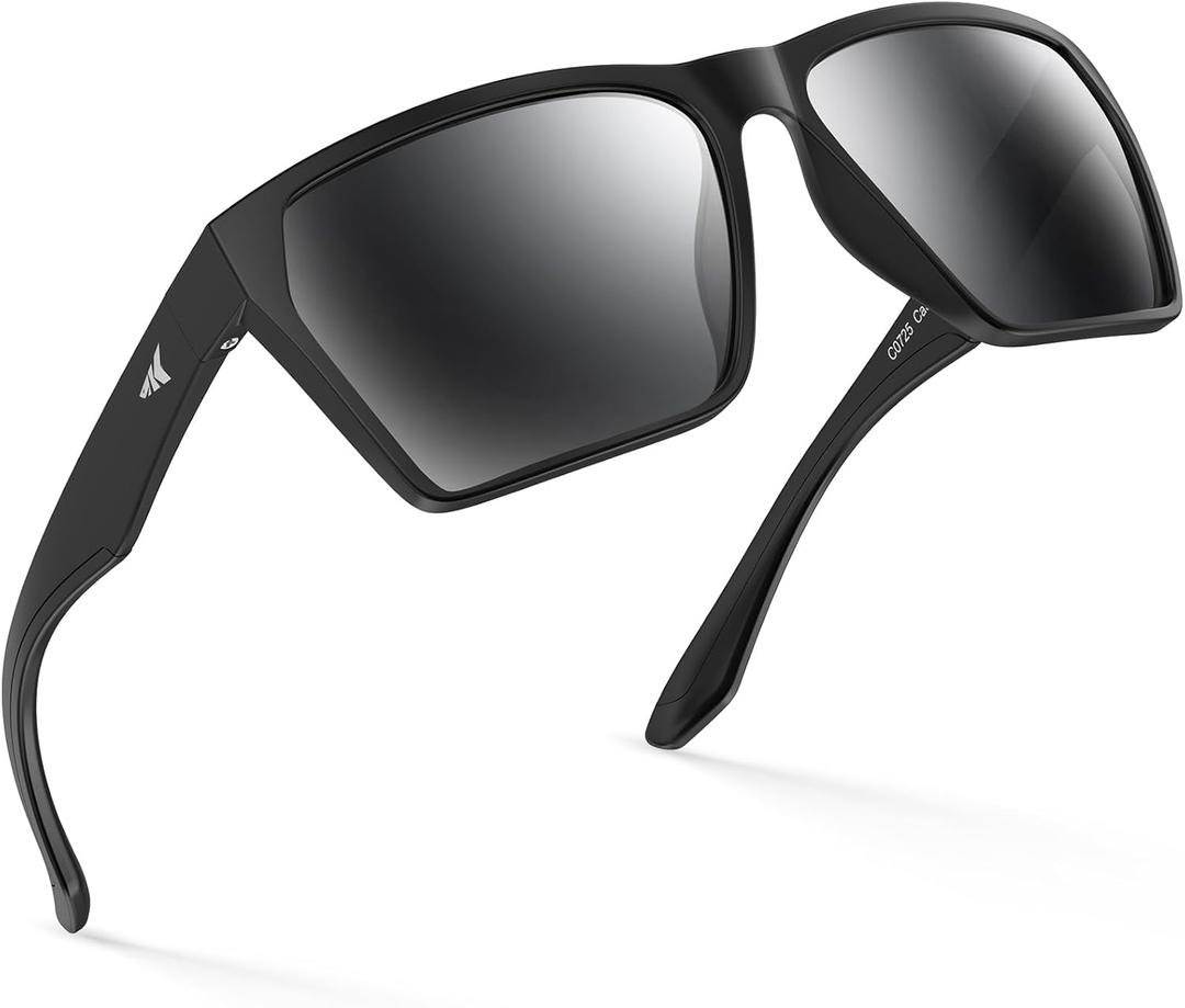 KastKing Beartrap Polarized Sports Fishing Sunglasses, With PuriVex Protective Lens Coating, Wayfarer Design, Men Women