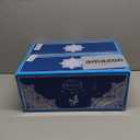 fanquare Bone China Tea Sets for Adults, 21-Piece Blue Lace and Roses Porcelain Tea Service with Sugar Bowl & Creamer, English Cremic Floral Teacups Set of 6 for Women Tea Party