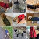 Dog Winter Coat with Harness Built-in | Waterproof Dog Jacket with Zipper & Fleece Lining | Reflective Cold Weather Coat for Large Dogs, 2XL