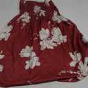 CHICGAL Summer Dresses for Women Beach Cover Ups Strapless Boho Floral Print Sundress, Size: M