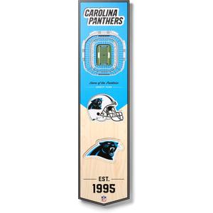 YouTheFan NFL 3D Stadium Banner, 8 x 32 Inches
