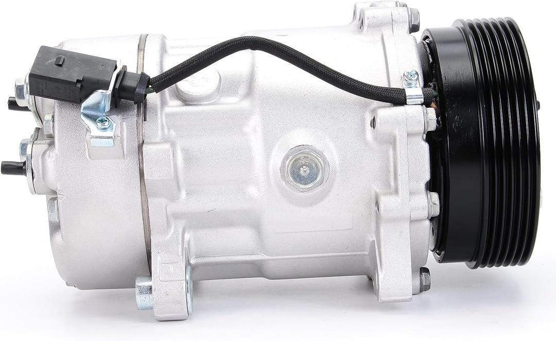 1J0820803K 1J0820803A AC Premium A/C Compressor with Clutch Compatible with Volk-swagen VW Go-lf & A3 TT Quattro