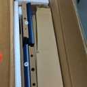 TaoHFE Blue Bathroom Over The Toilet Storage Cabinet,Wall Medicine Cabinet Organizer with 2 Door Adjustable Shelves,Wooden Modern Bathroom Shelves Wall Mounted Laundry Room